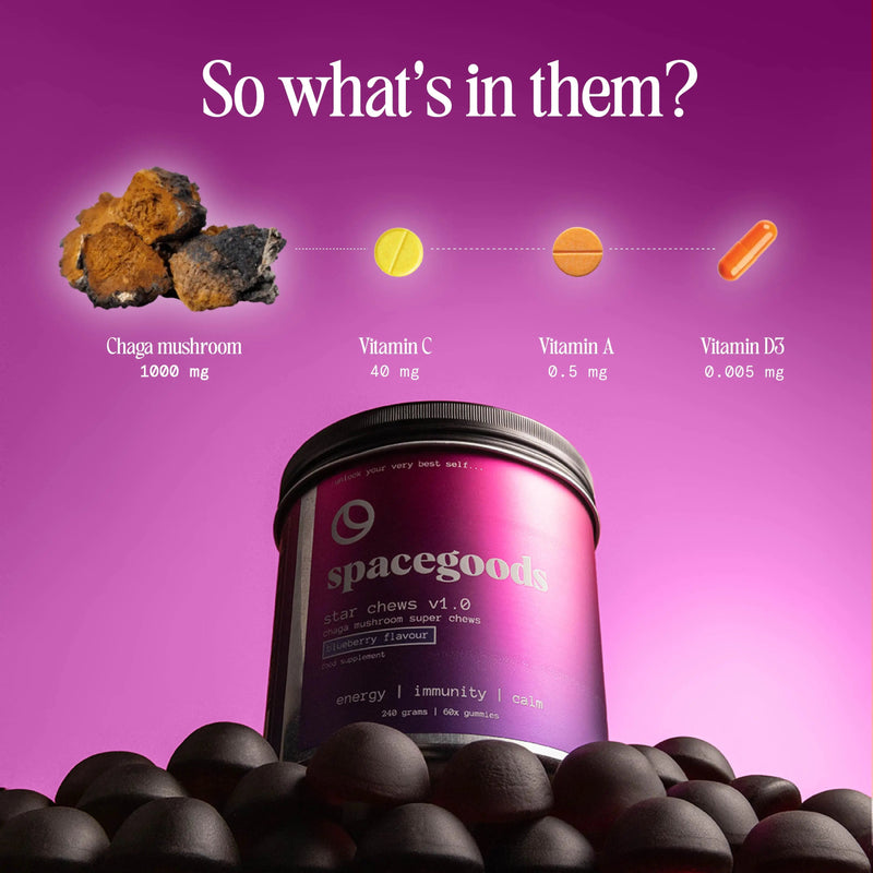 focus + immunity premium double starter kit - chocolate/blueberry Spacegoods