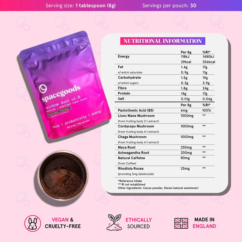 rainbow dust - chocolate offer Spacegoods